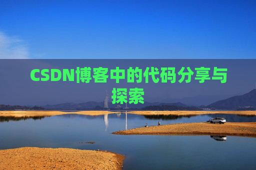 CSDN博客中的代码分享与探索